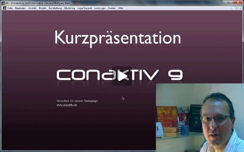 Produktvideo ConAktiv PROJEKT - Projekte planen und abrechnen mit ConAktiv 9