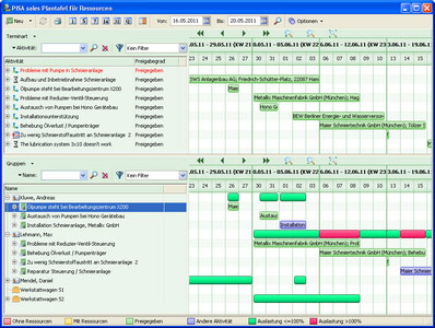 Produktbild 2 - PiSA sales Serviceplantafel