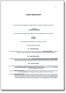 Residential Lease Agreement - Template USA