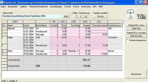 Produktbild PhysioCalc