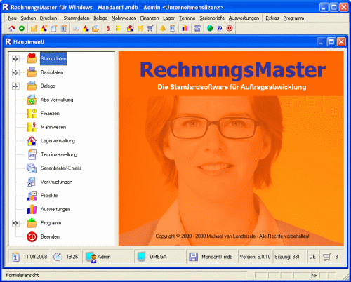 RechnungsMaster f&uuml;r Windows