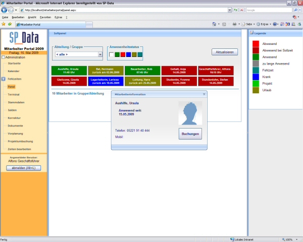2. Produktbild SP_Data Zeiterfassung