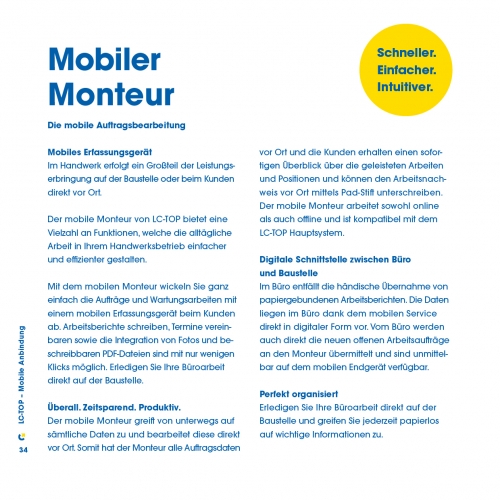 Mobiler Monteur - Die mobile Auftragsbearbeitung