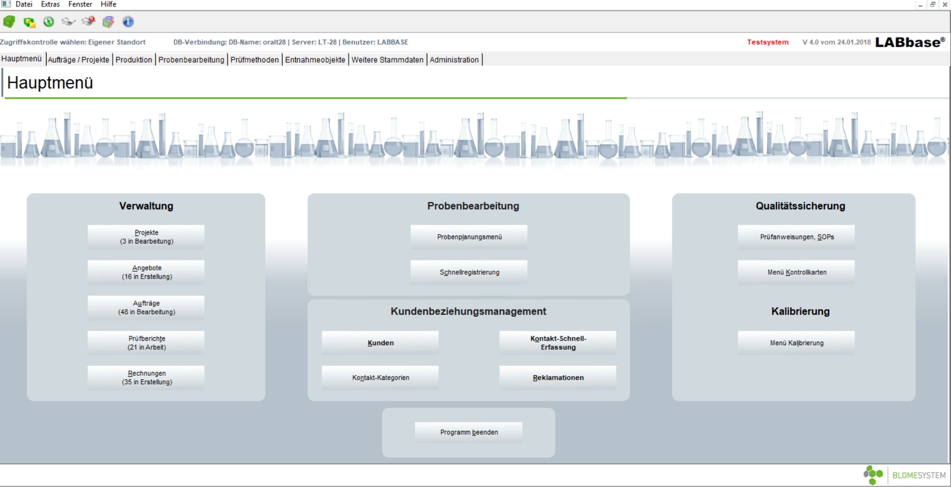 LABbase® - LIMS Laborsoftware