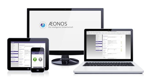 6. Produktbild AEONOS - Die intelligente Zeitwirtschaft
