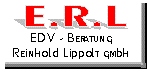 Firmenlogo E.R.L;  EDV-Beratung Reinhold Lippolt GmbH Gaggenau