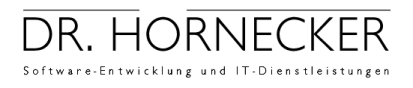 Firmenlogo Dr. Hornecker, Softwareentwicklung und IT-Dienstleistungen Freiburg