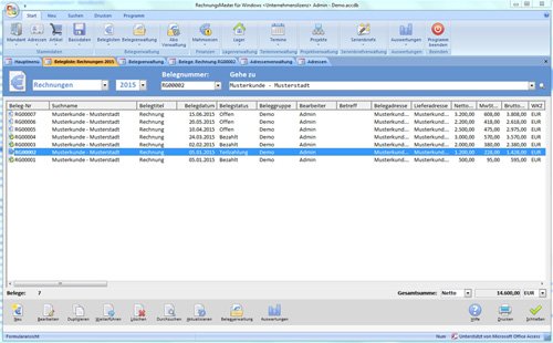 7. Produktbild Rechnungsprogramm RechnungsMaster für Windows