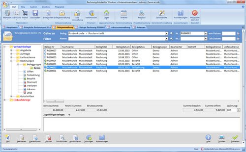 8. Produktbild Rechnungsprogramm RechnungsMaster für Windows