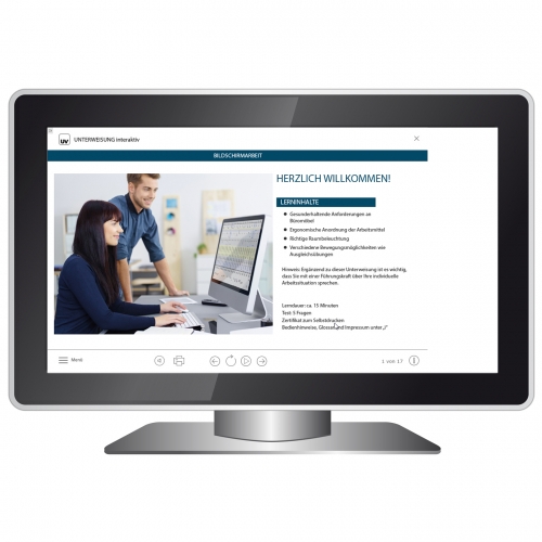 Unterweisung Bildschirmarbeit
