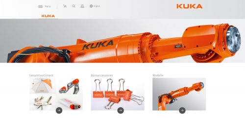 KUKA Merch Shop - inkl. SAP Anbindung, Newtron Anbindung, ERP Connector