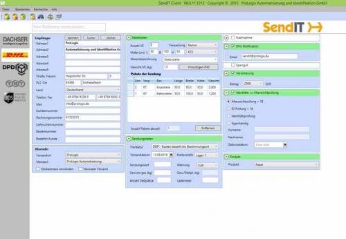 1. Produktbild SendIT - Die Multicarrier Versandsoftware