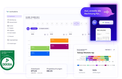 Worksdone – Business-Management-Software mit KI-Assistent
