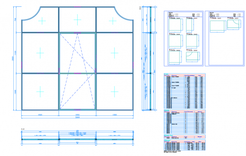 steeldoor elevation made with SYSCAD in minutes