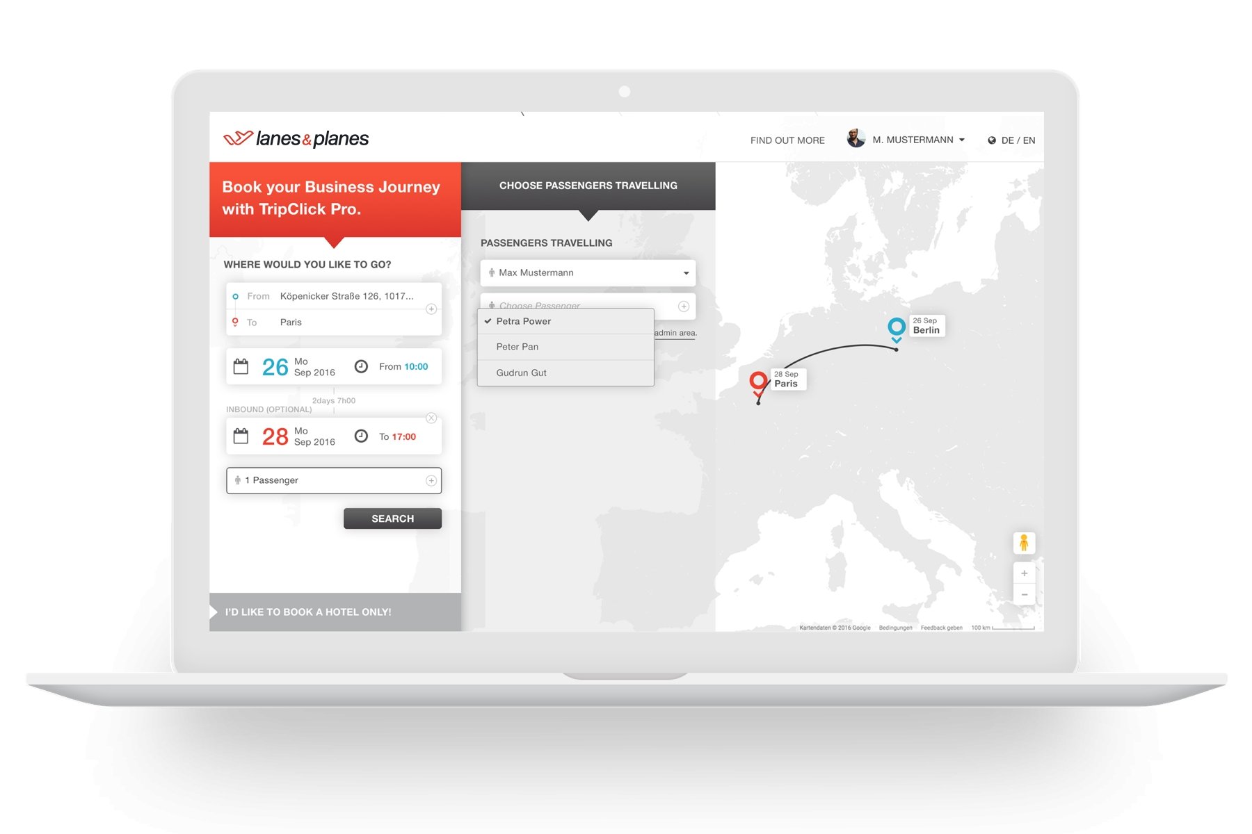 Lanes & Planes - Das All-Inclusive Travel Management Portal