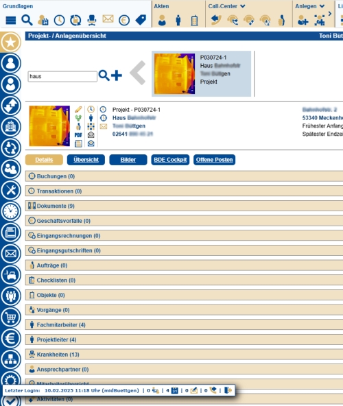 Überblick - FSM 360° über Objekte & Anlagen