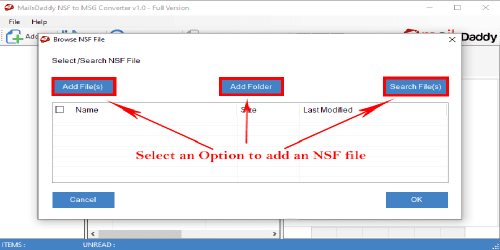 nsf to msg converter
