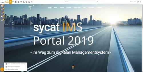 Individuell-gestaltbare-Startseite im sycat-Portal-Startseite