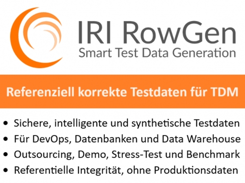 RowGen: Referenziell korrekte Testdaten für TDM