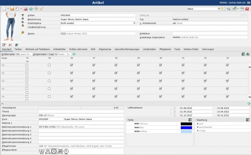 ImPuls fashion XL_Artikel-Matrix