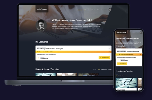 Mitarbeiteransicht. Desktop & Mobil