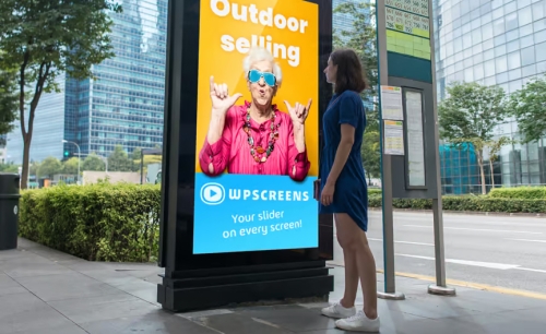 Share your WordPress content with digital signage on billboards or in store