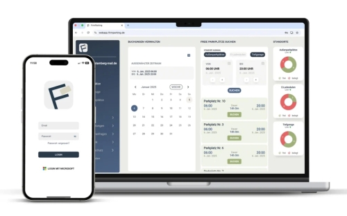 Das Parkplatz Buchungssystem für Unternehmen