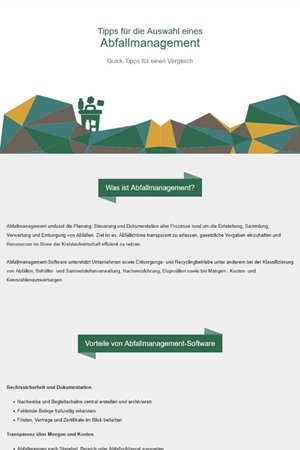 Tipps für die Auswahl eines Abfallmanagement