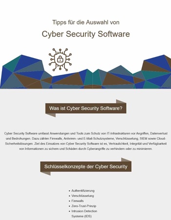 Tipps für die Auswahl von Cyber Security Software