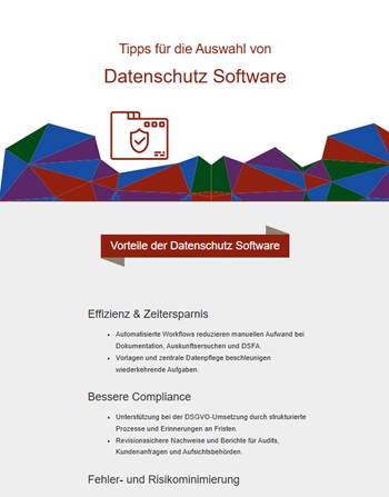 Tipps für die Auswahl von Datenschutzsoftware