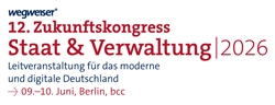 Messelogo 12. Zukunftskongress Staat & Verwaltung 2026 2026