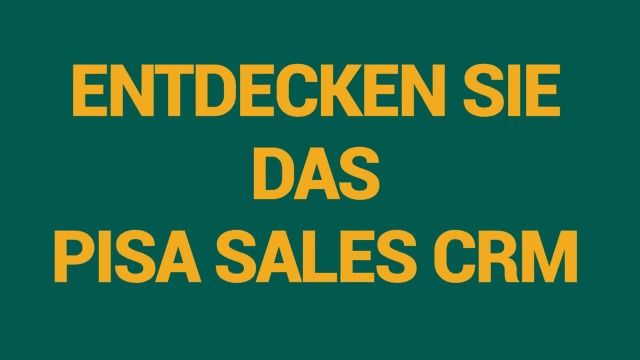 CRM-Software von PiSA sales - 100% Made in Germany - weltweit im Einsatz