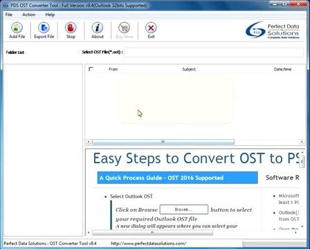 PDS OST Recovery Software - Easily Recover OST File