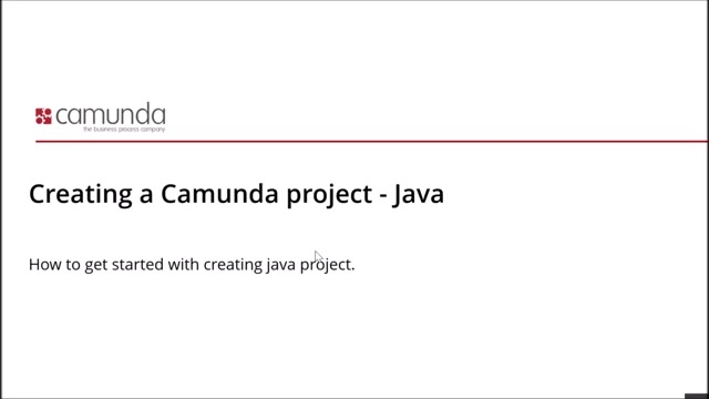 Tutorial: Camunda Enterprise Edition for Java Developers