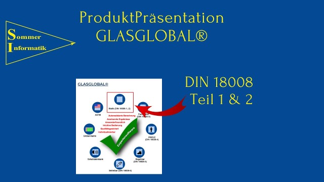 Produktprsentation GLASGLOBAL 18008