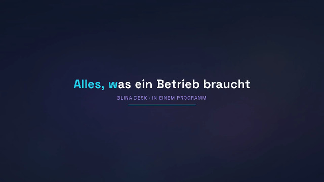 Alles, was ein Betrieb braucht. In einem Programm.