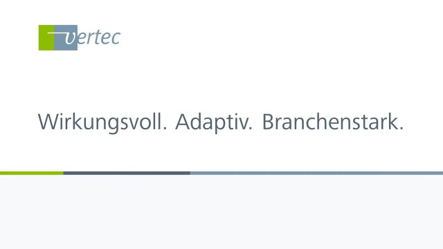 Der Vertec Elevator Pitch