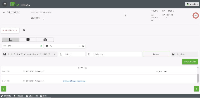 Produktdemo Mengenermittlung