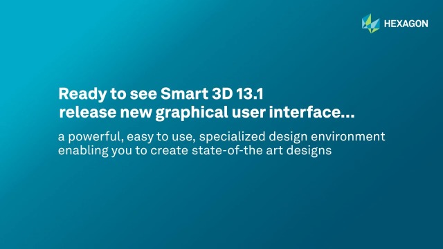 Intergraph Smart 3D 13.1 Overview